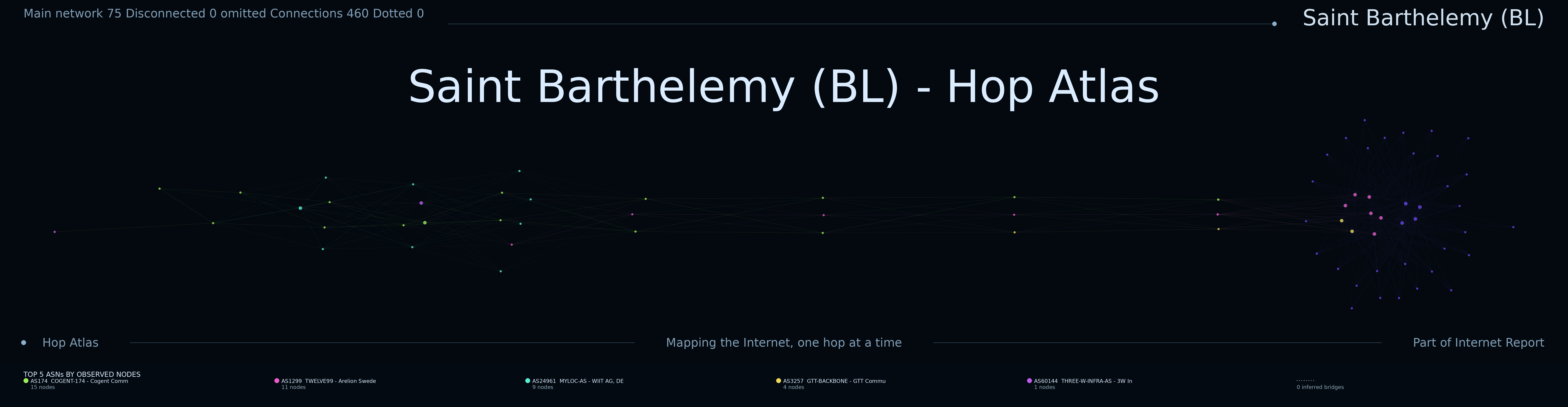 Saint Barthelemy network topology