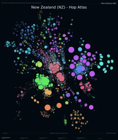 New Zealand network topology