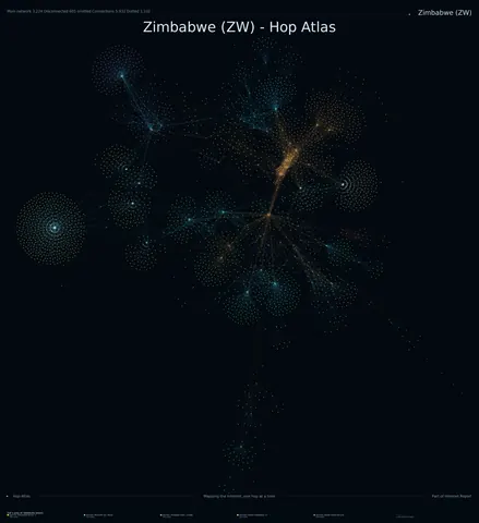 Zimbabwe network topology